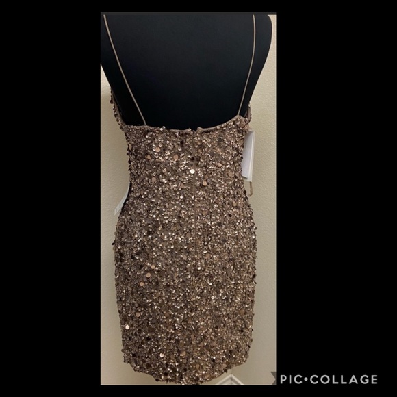 Adrianna Papell sequins cocktail dress - Picture 8 of 12